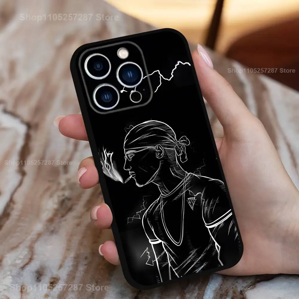 حافظة Sanger F-Freeze C-Corleone لهاتف iPhone 11,12,15,14,13,16,17,Plus,Pro Max,XS,X,XR,SE,Mini,8,7,Soft Silicone Black