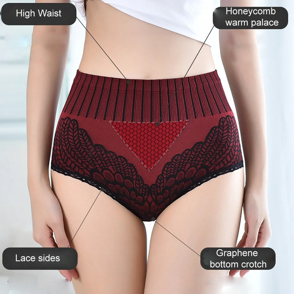 40-65KG Women Seamless Elastic Panties Mid Waist Printings Underpants Underwear Lifting Hip Body Shapers Briefs