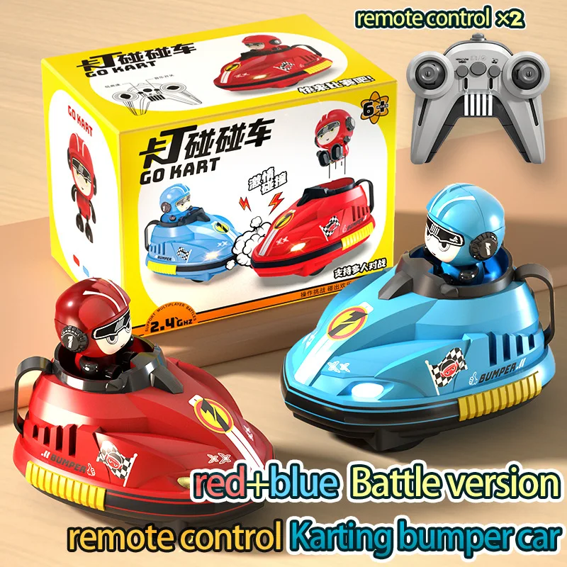 New Product Children'S Remote Control Mini Bumper Car Two Person Battle Kart Car Parent Child Interaction Drift Launch Toy Car