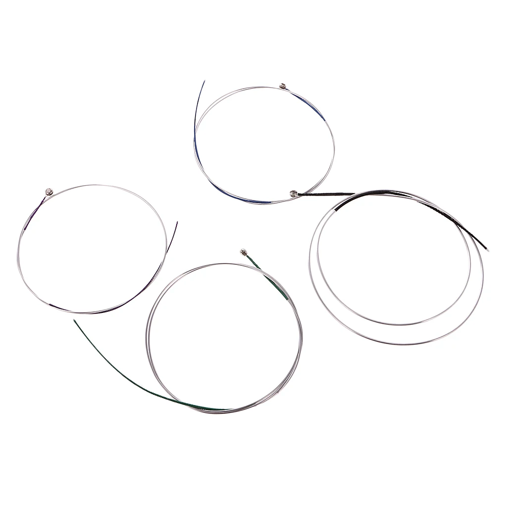 

Набор струн для альта, 4 шт., сменные аксессуары из алюминиевого сплава с ярким звуком для профессионального 4 4 альта