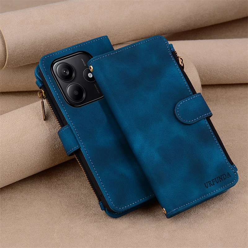 

Для Redmi Note 14, чехол-кошелек, кожаный чехол-книжка для Xiaomi Redmi Note 14 4G, чехол-книжка для Redmi Note 14 5G, чехол Fundas