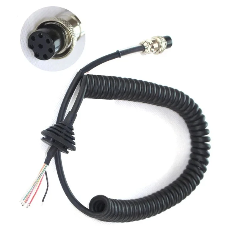 Cable de repuesto para micrófono de altavoz, Cable de repuesto para EMS-57 de Radio Alinco, EMS-53, DR635, DR620, DR435