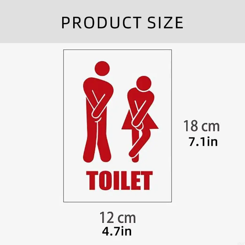 Sticker WC Adesivo per toilette in PVC impermeabile