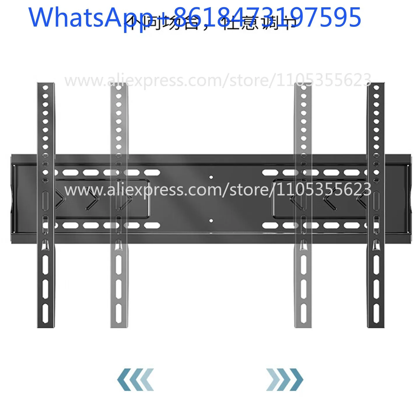 TV stand all-in-one mobile rack floor with wheels