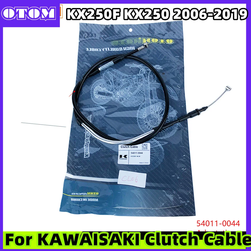 OTOM Motorcycle Scooter Clutch Line Cable Wire Brake Accelerator Cable Wires For KAWAISAKI KX250 KX250F Off-Road Motocross Parts