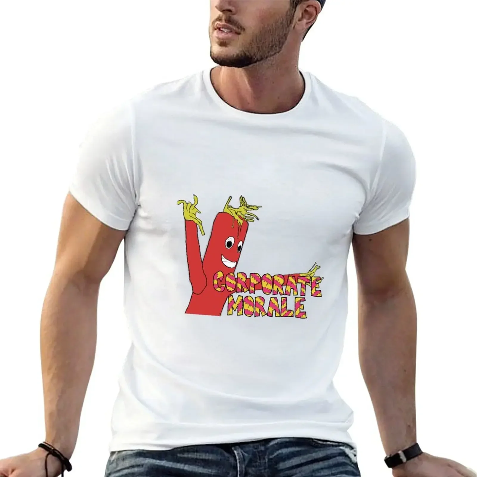 Corporate Morale T-Shirt tops plus sizes boys whites plus size tops mens designer clothes