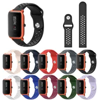 Breathable Silicone Sports Band For Huawei AMAZFIT Mi Dynamic Youth BIP A1608 Motorcycle Electronic Accessories