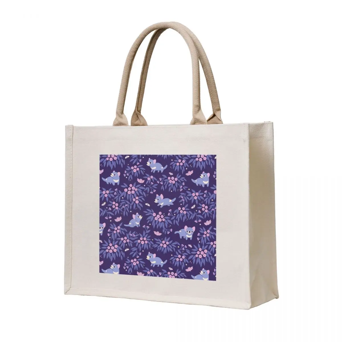 

Tasmanian Devil Eucalyptus Midnight Pattern Tote Bag Women's bags Women's beach bags great bag cloth bag woman