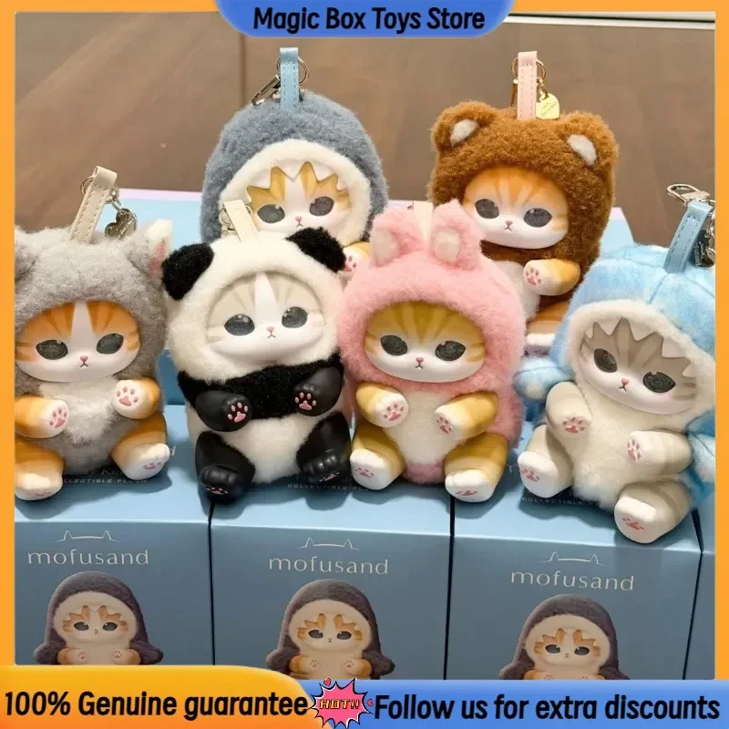 

Genuine Mofusand Vinyl Series Blind Box Toys Bags Toys Shark Cat Surprised Box Toy Ornaments For Kids Birthday Girl Gift Pendant