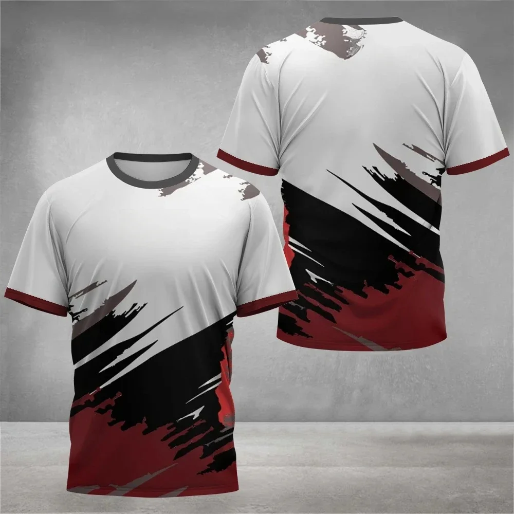 Men's T-shirt Fitness Outdoor Breathable Sports Short Sleeve Sportswear Fitness Daily Training Tops Women's Shirts Kids Tshirt