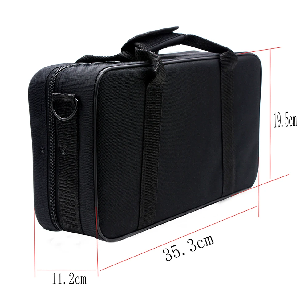 Bb Clarinet Case Gig Bag Backpack Box  Water-resistant 600D Foam Cotton Padding with Adjustable Single Shoulder Strap