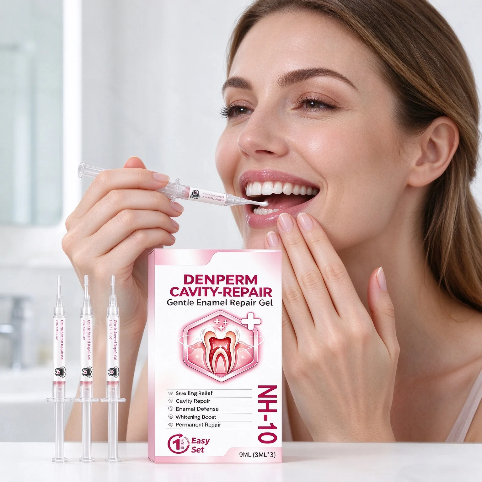 Soothing Gum Care Gel Strengthening Strengthen Gum Tissue Regrow Restore Healthy Oral Improve Gingival Damaged Inflammation 9ml