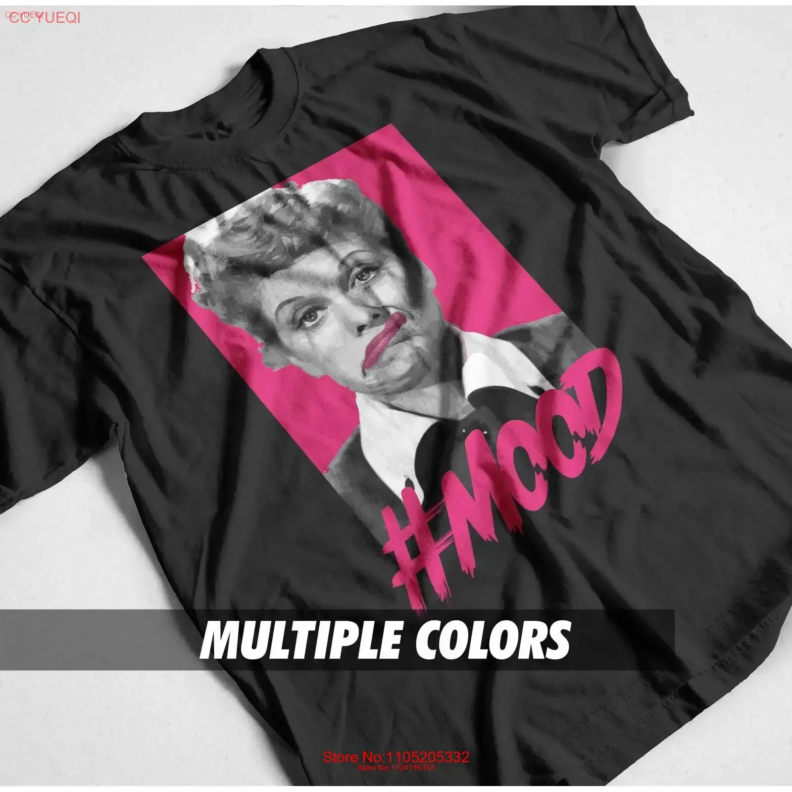 J'aime Lucy Lucille Ball émission de télévision comédie Sitcom t-shirt Desi Arnaz MOOD Ricky Ricardo coton vintage lavé mode graphique
