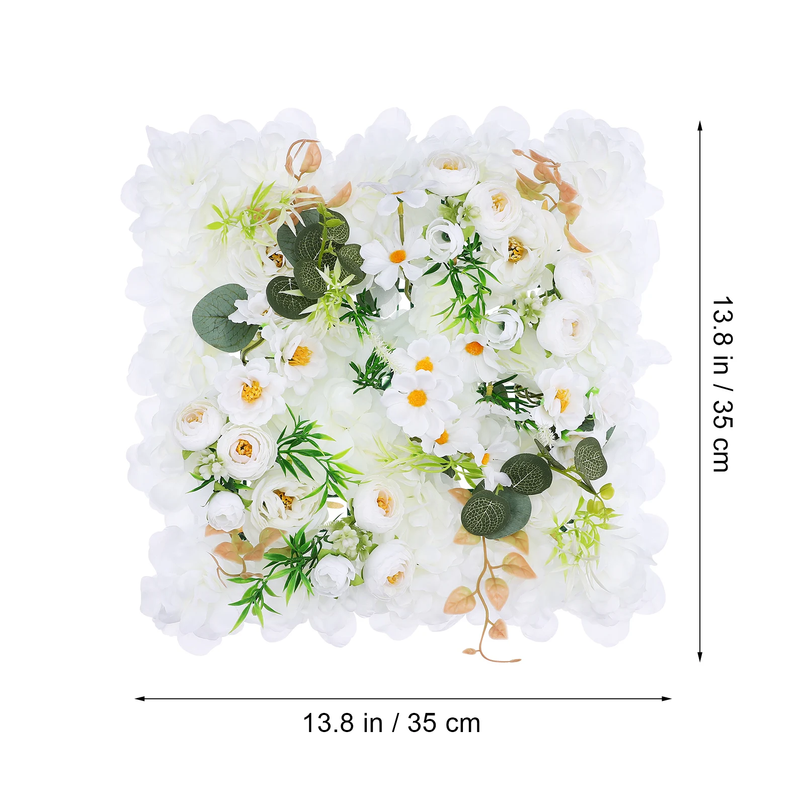 

6 pcs Artificial Flower Wall Decor Backdrop Wedding Aisle Flowers Decorations for Arrangement Spring Floral Decor