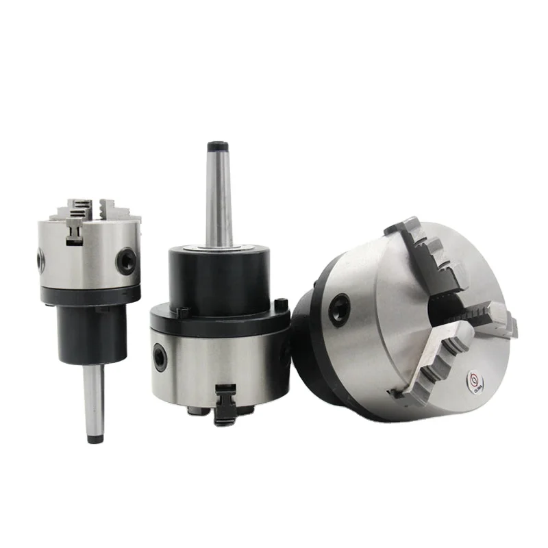 Morse Taper Chucks MT2 MT3 MT4 MT5 with  3 Jaw Self-center Chucks 100mm 125mm 160mm 200mm Jaw Chuck