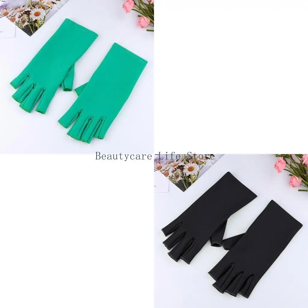 

652C Uv Gloves For Gel Manicure Anti Uv Gloves For Gel Lamp Professional