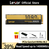 Lexar NM1090 PRO PCle5.0 Desktop Solid State Drive M.2 NVMe 1TB/2TB/4TB Read Speed Up To 14000MB/s 4GB Independent Cache SSD
