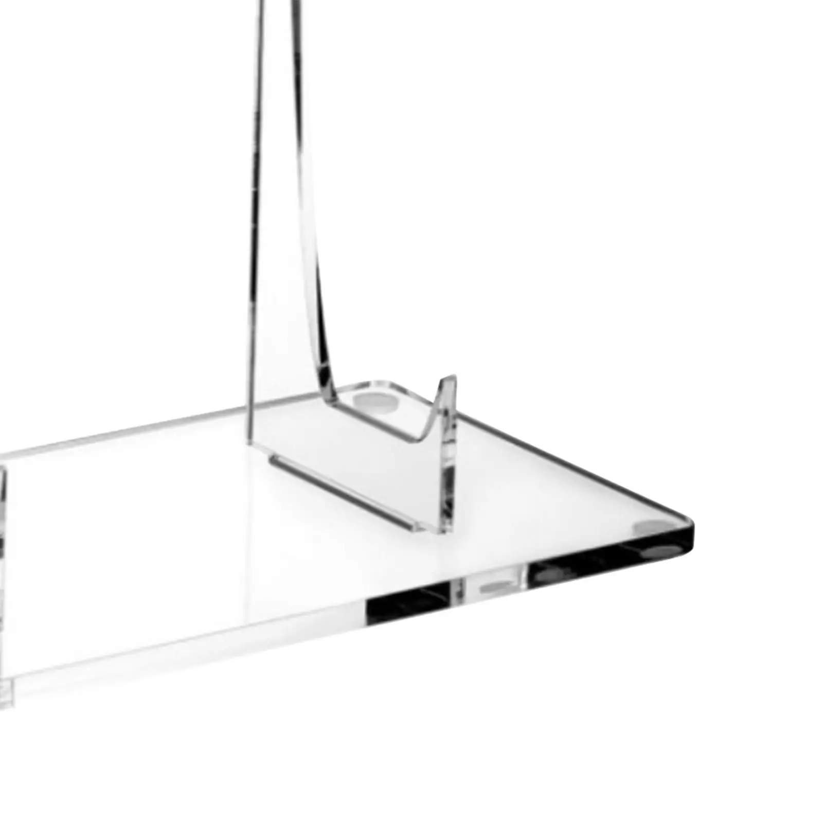 Acrylic Plate Stand Display Easel Clear Holder for Book Picture Frame Art Craft Table Desk Shelf