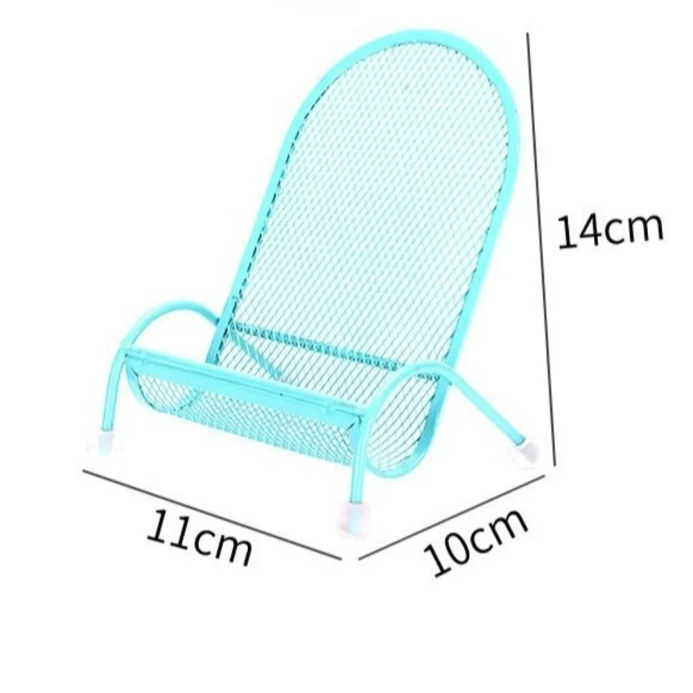 Creative Cute Mobile Phone Holder Chair Shape Convenient Desktop Stand Holder Portable Cell Phone Holder Universal
