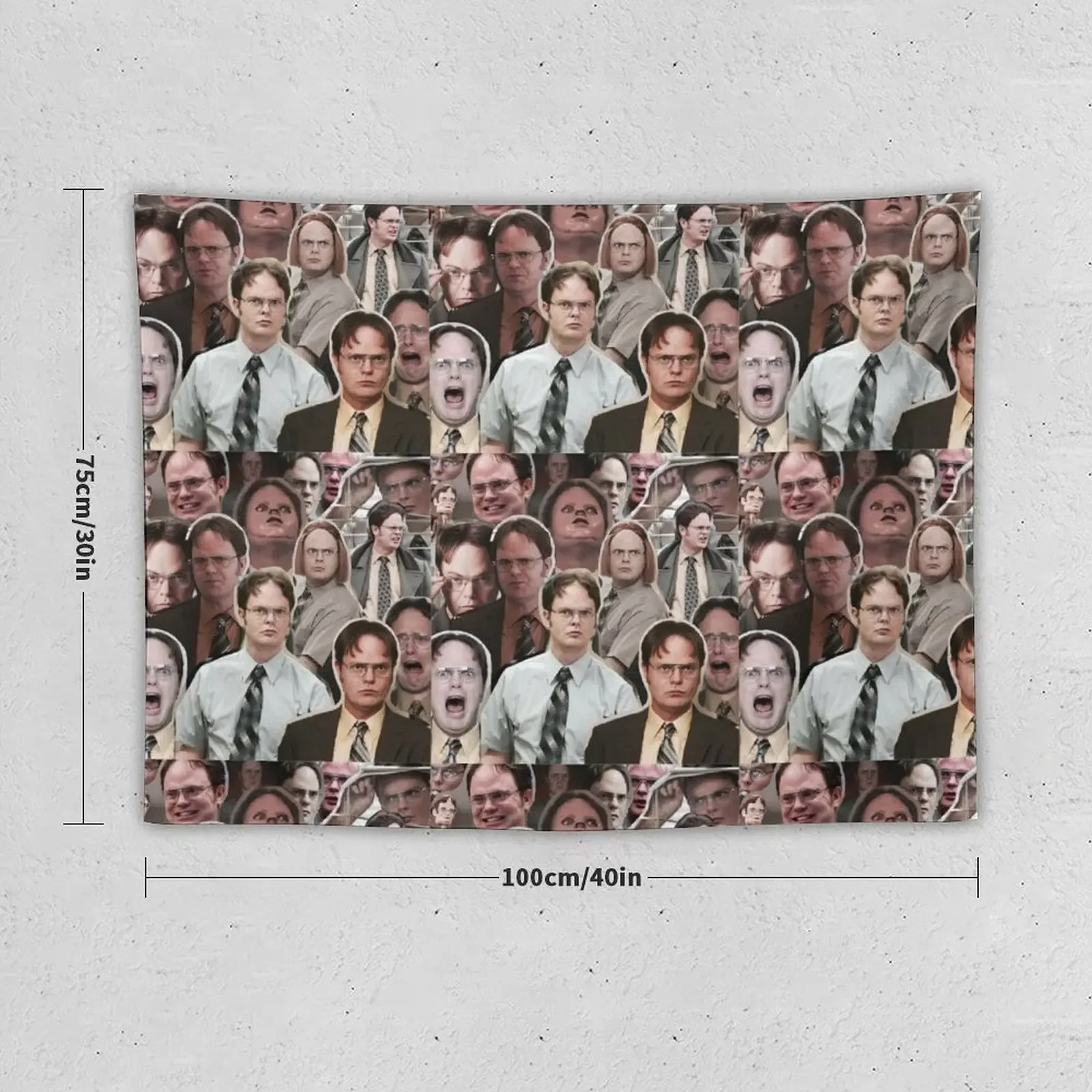 Dwight Schrute - The Office Tapestry Anime Decor Aesthetic Decoration Tapestry