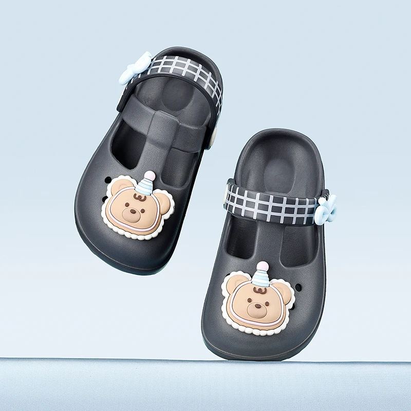 

Cheerful Mario Children's cartoon flip-flops - summer girls' baby outerwear anti-slip beach flip-flops
