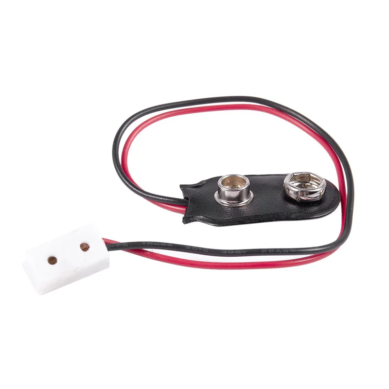 3X Dollhouse Miniature 9V Battery Connector With Wire And Single Receptacle LA005-AB01