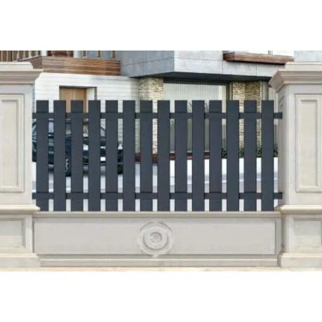 Premium Black Powder Coated Aluminum Garden Fence Panels Wind Pressure Resistant Multi Color Custom Fence For Villas