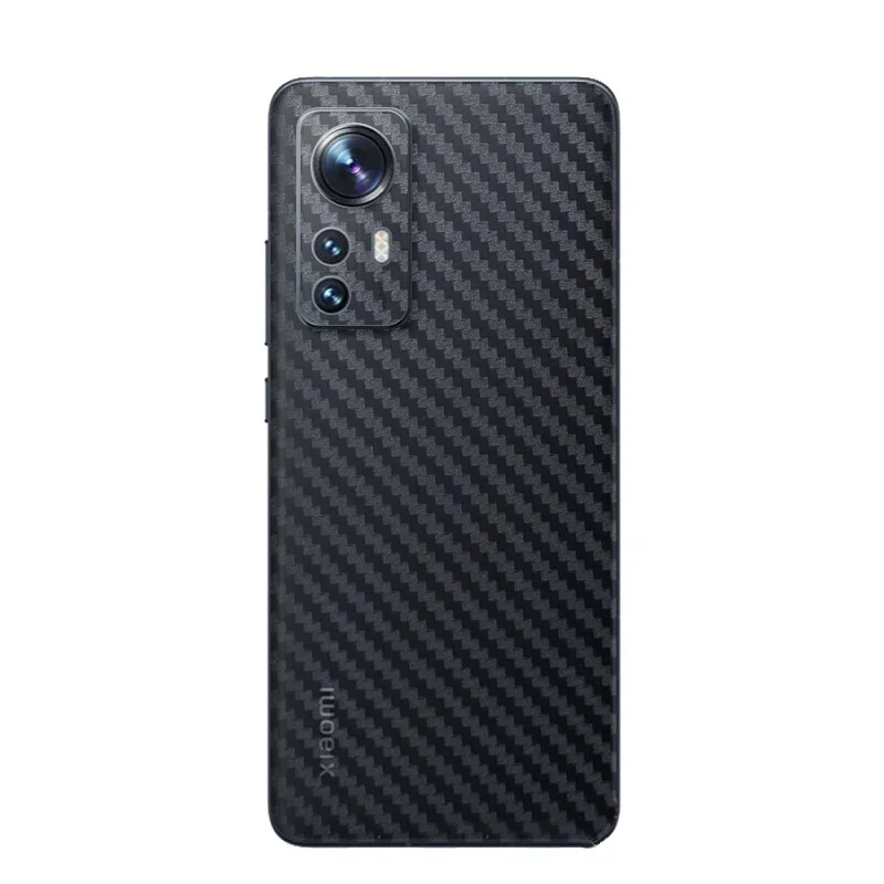 3D Carbon Fiber Skin Phone Back Wrap Sticker for XIAOMI Mi 14 Ultra 13 Pro 12S Ultra 12 Pro 12X Redmi Note 14 13 Pro Plus Film