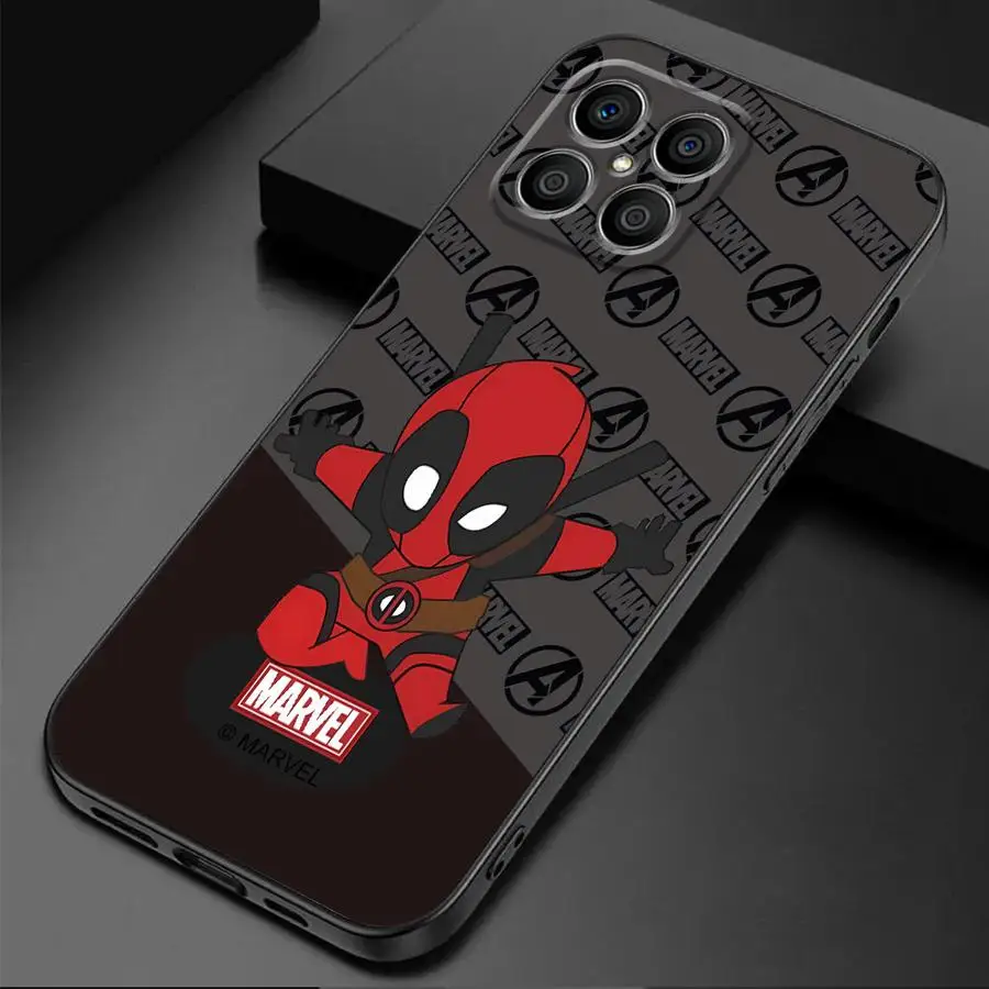 Marvel Cute Spider Man Venom Phone Case for Honor 90 Pro 8X X8 X9a X8a 70 X6a X6 Magic5 Lite X7 Magic5 Back TPU Soft Cover