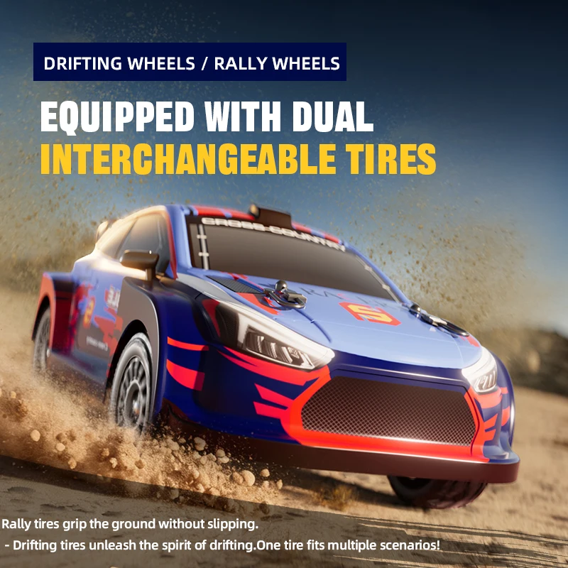 Voiture RC 4WD 60 Km/h – Drift 1/18, Moteur 180 Brushed, 2,4 GHz, Batterie 7,4 V 800 MAh, Temps De Charge 180 Min – Cadeau Enfant Adulte, Contrôle Proportionnel