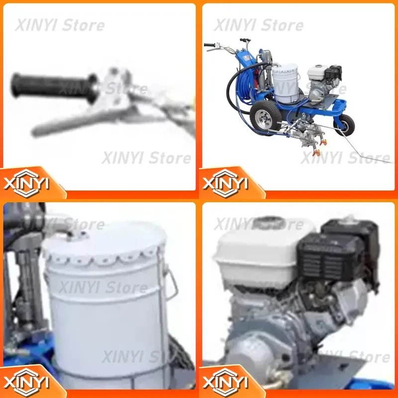 High-Pressure Airless Cold Spray Line Marker for Road Marking Machine Industrial Cold Paint Road Marking Machine Customized
