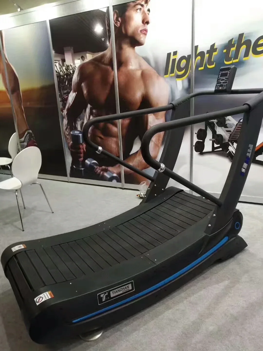

z Cardio Machine Unpowered Air Runner Machine Woodway Curve Treadmill Manual Self-generating Fitness Commercial Curved Treadmill