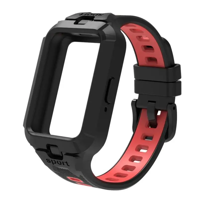 2-in-1 Silikonarmband + Hülle für Samsung Galaxy Fit 3 Smartwatch, Ersatz-Sportarmband Correa für Samsung Fit 3 Armband – Detail 9