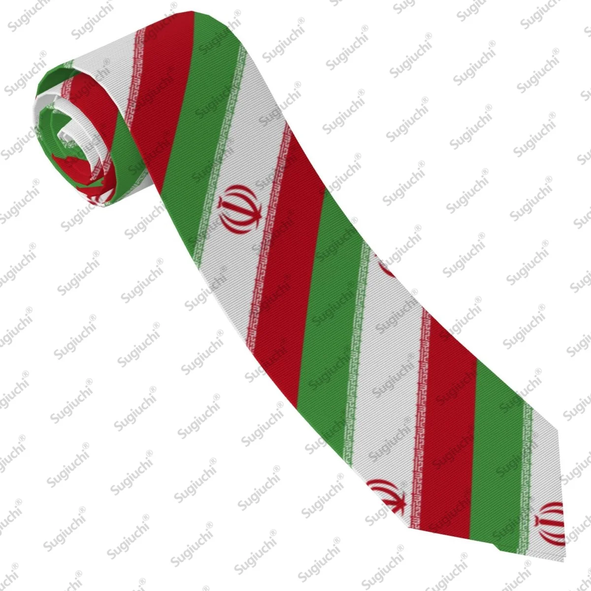 2026 Iran Flag Wedding PartyNeck Ties For Men Women Casual Plaid Tie Suits Slim Necktie Gravatas For Gift