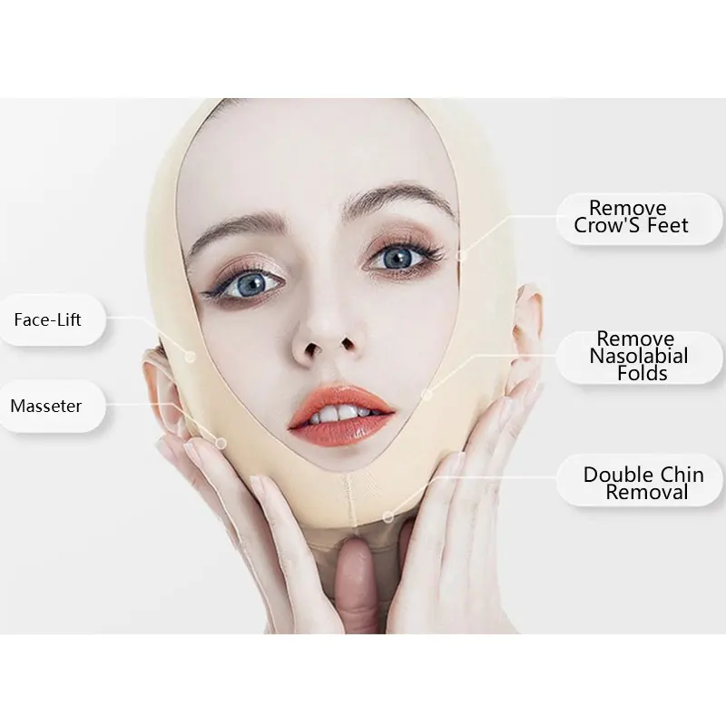 Face Lift V Shaper Facial Slimming Bandage Chin Cheek Belt Anti Wrinkle Strap