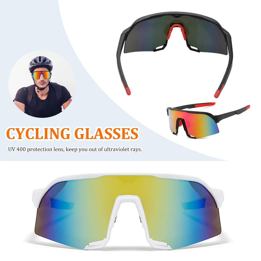 Cycling Eyewear Sunglasses Road Bike Riding Glasses MTB Polarized Lens Men Women Windproof Bicycle Outdoor Sport Eyewear Goggles