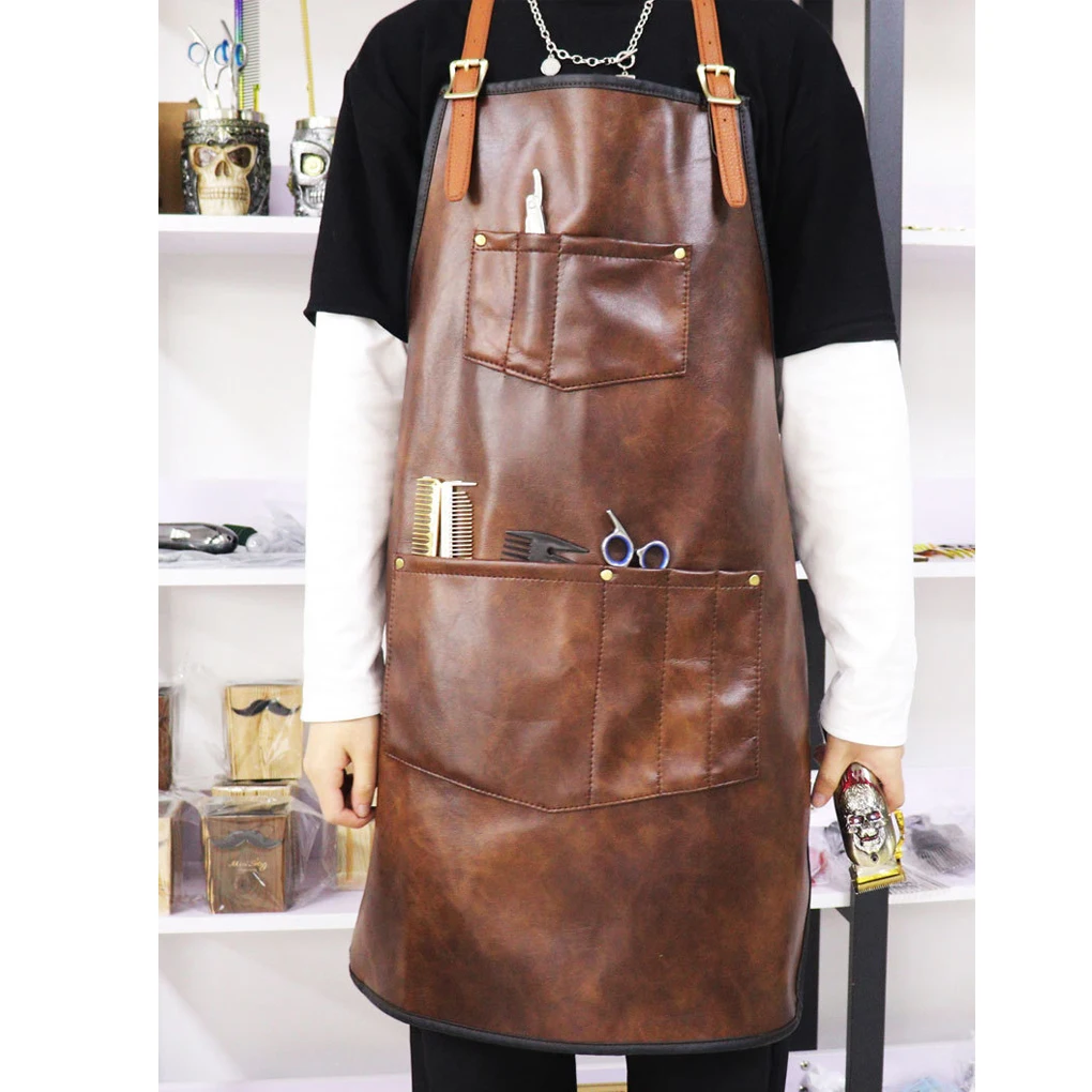 

Professional Barber Apron Barista Aprons Haircutting Hairdressing Bib Type 2