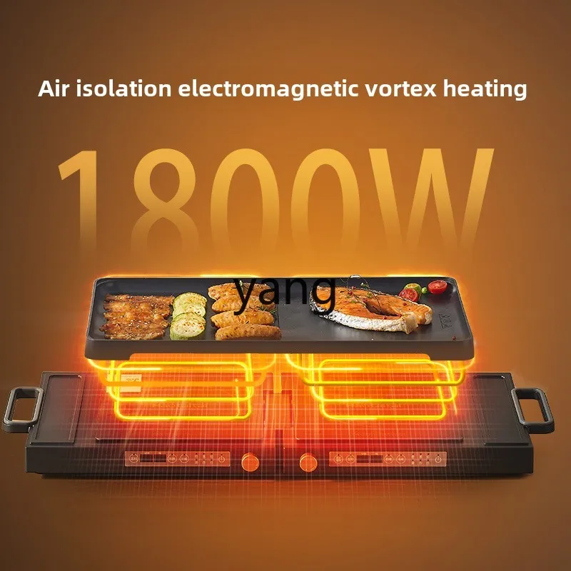 CX multi-function double-head folding induction cooker, independent temperature control, portable folding storage