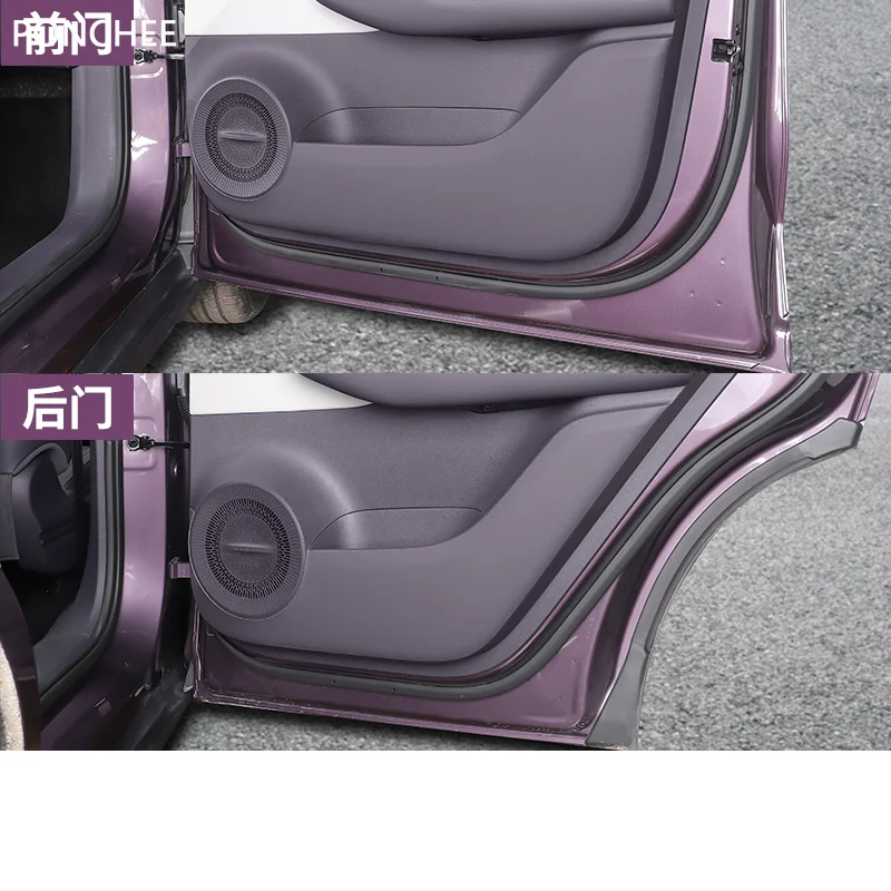 

For Leapmotor B10 2025 2026 Door Anti-kick Pad Interior Decorative Door Panel Protective Pad Automobile Modification Supplies