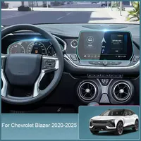 For CHEVROLET BLAZER 2020-2025 Car GPS Navigation Screen Protect Tempered Film Dashboard Display TPU Sticker Auto Accessory
