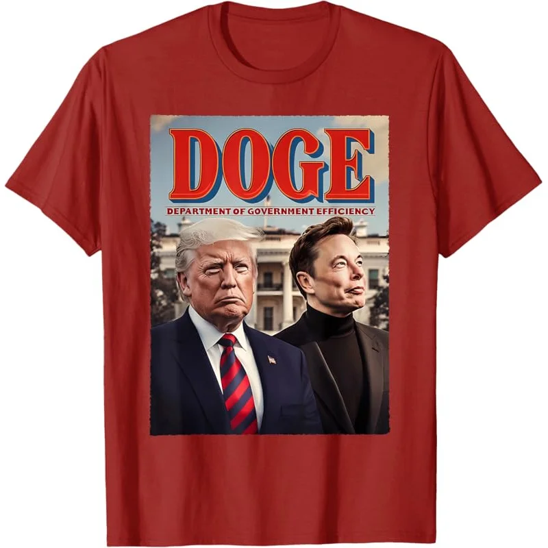 Camiseta DOGE Departamento de Eficiência Governo Engraçada Trump 2024