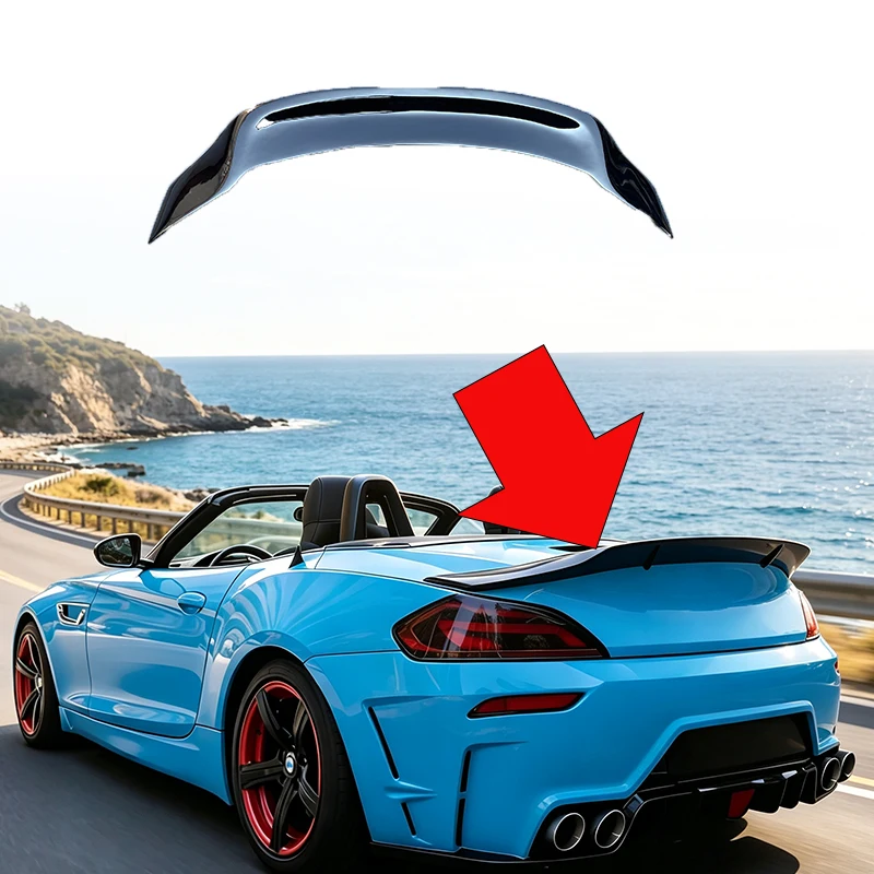 For BMW Z4 E89 Trunk Spoiler Wing 2009‑2012 Automotive Exterior Body Kits Tuning Mod Parts For Convertible Roadster