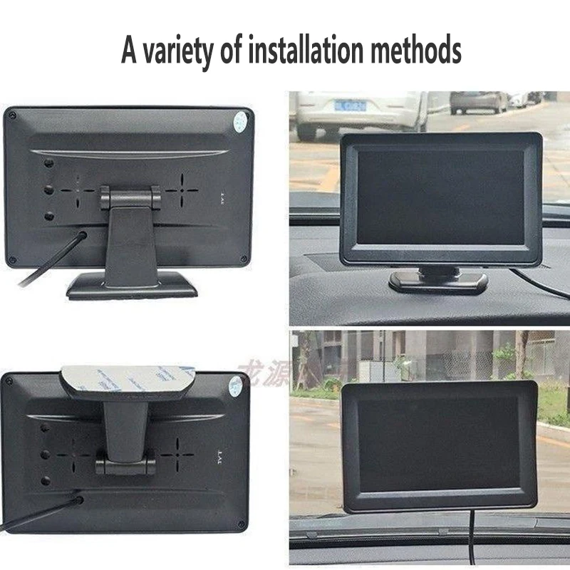 Vehicle truck reversing image 4.3-way monitoring camera 12v 36V two-way monitoring HD night vision waterproof camera