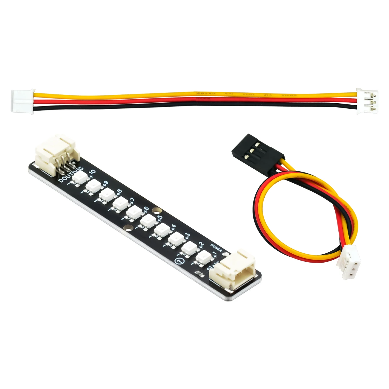 WS2812B 10 Bit RGB LED strip light programmable 5V color-changing RGB LED strip  compatible with for Arduino kit
