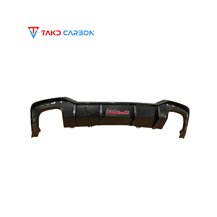 CARBON Brand All-Dry Carbon Fiber Technology universal rear spoilers Rear Bumper Lip Diffuser For AUDI A5,S5 PA B9.5