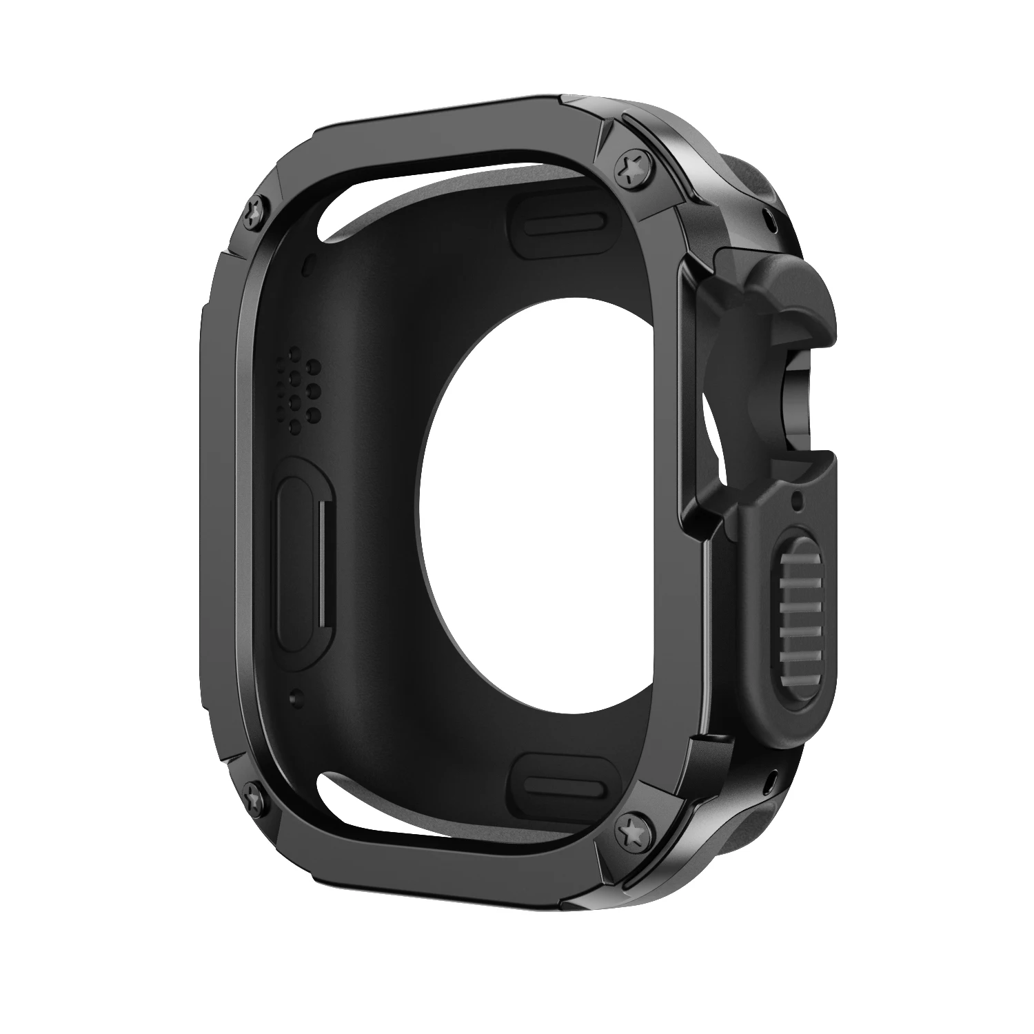 Coque antichoc 2 en 1 pour Apple Watch, TPU + PC, pare-chocs de protection pour iWatch Series Ultra 9, 8, 7, 6, 5, 4 SE, 49mm, 41mm, 45mm, 40mm, 44mm