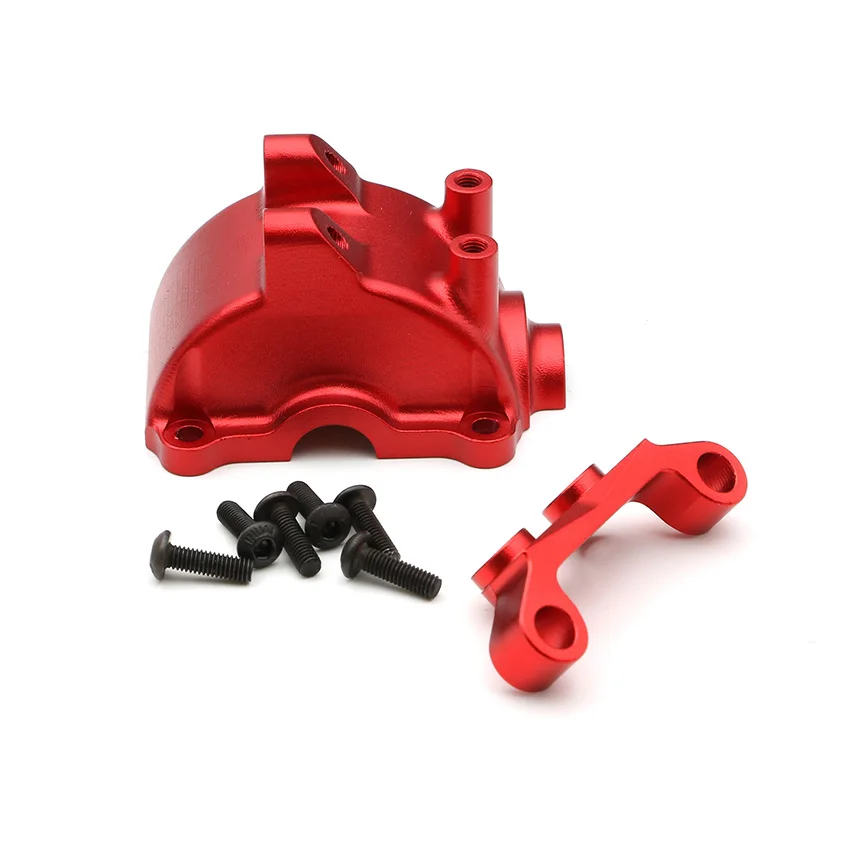 For TAMIYA TT02 1/10 Front and Rear Gearbox Cover Arm Code Mount LY129 Aluminum Alloy Conversion Parts RC Car Accessories