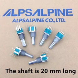 1pcs，Single-loop double-layer potentiometer，RK09，B10K，6Pin，With a midpoint，DJM-800，RK09L1240A12