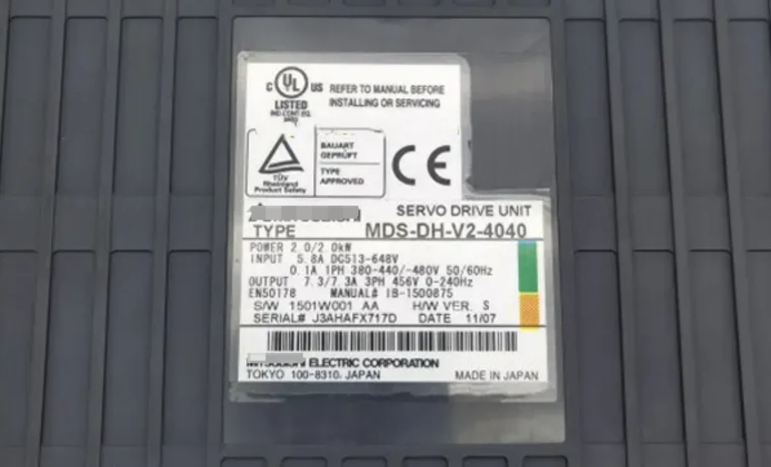 New MDS-DH-V2-4040 Servo Drive Unit MDSDHV24040