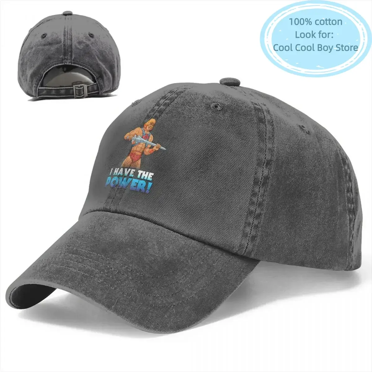 Summer Autumn Women I Have The Power Baseball Cap He-Man and the Masters of the Universe Classic Hat Outdoor Jeans Cap Hats